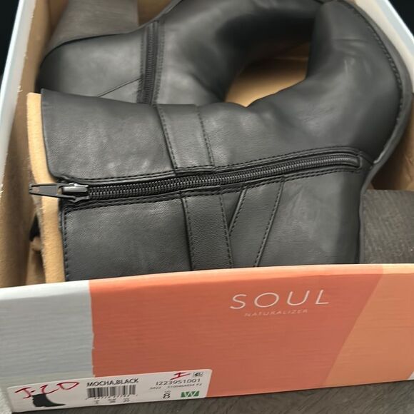 SOUL Naturalizer Mocha Women's Mid Shaft Boots (Wide) - Picture 2 of 13